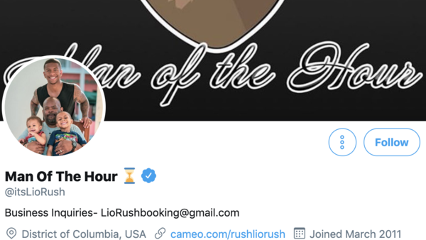 Lio Rush Twitter