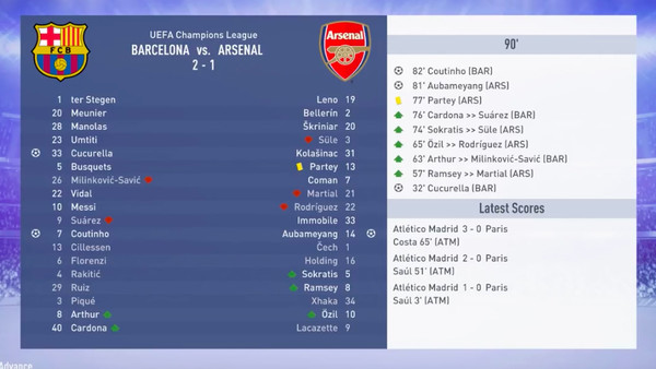 FIFA 19 Sim Match