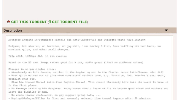 4Chan Avengers Endgame