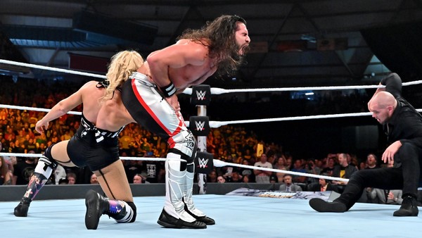 Lacey Evans, Seth Rollins, Baron Corbin
