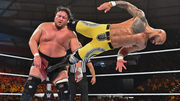 WWE Stomping Grounds Ricochet Samoa Joe