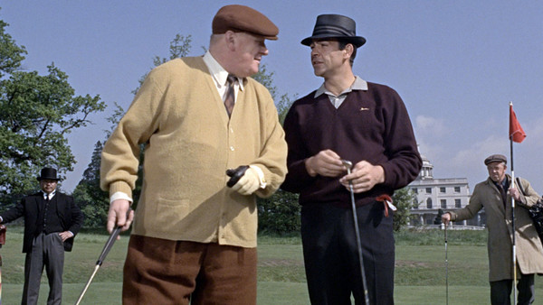 Goldfinger Gert Frobe Sean Connery