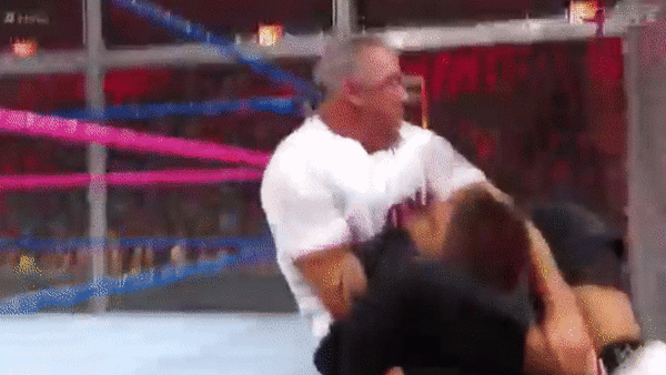 Kevin Owens Shane McMahon Triangle Choke Powerbomb