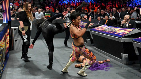 Nia Jax Tamina Bayley Sasha Banks