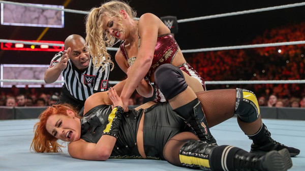 WWE Stomping Grounds Becky Lynch Lacey Evans