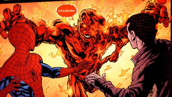 Molten Man Spider-Man