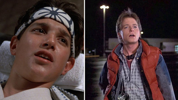 The Karate Kid Ralph Macchio Back to the Future Michael J Fox
