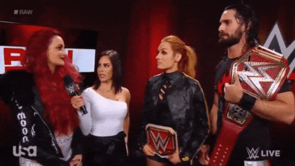 Maria Kanellis Seth Rollins Becky Lynch