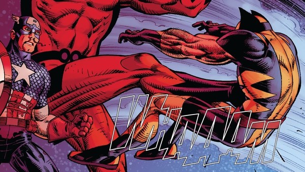 Captain America Hiding