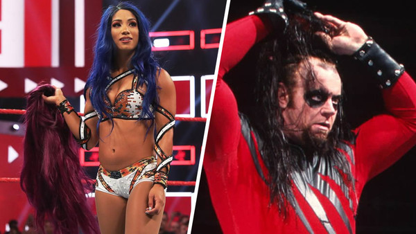 Sasha Banks Undertaker As Kane