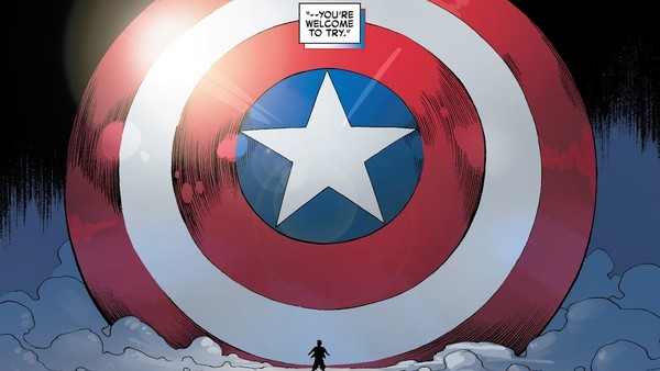 Captain America Hiding