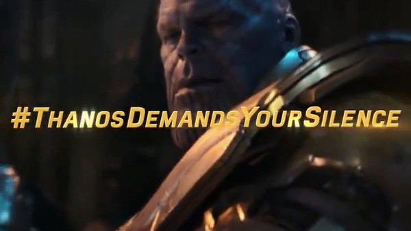 Thanos Demands Your Silence