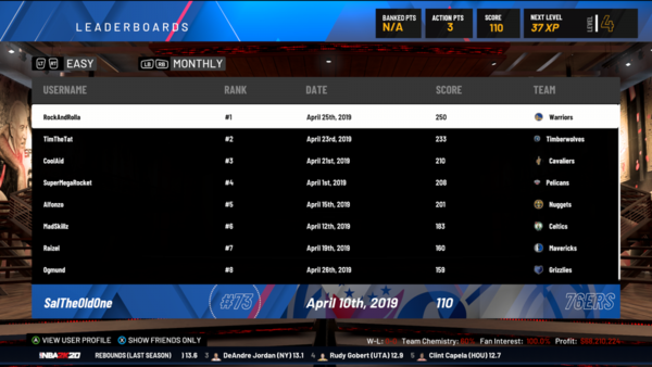 NBA 2K20 MyGM