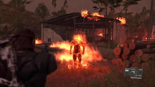 Metal Gear Solid V Man on Fire