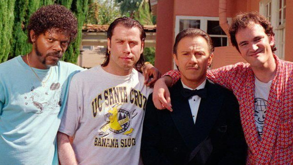 Pulp Fiction Samuel L Jackson John Travolta Harvey Keitel Quentin Tarantino