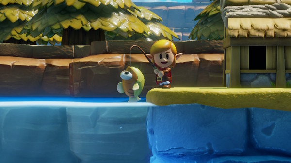 Zelda Link's Awakening Fishing