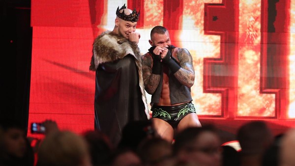 Randy Orton Baron Corbin laughing