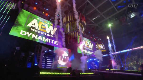 AEW stage