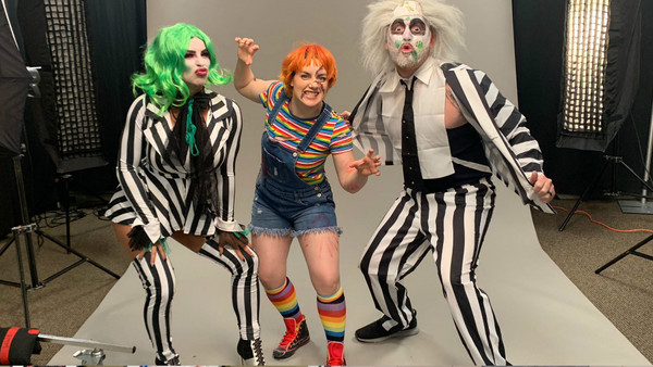 Nikki Cross Heath Slater Dana Brooke WWE Halloween