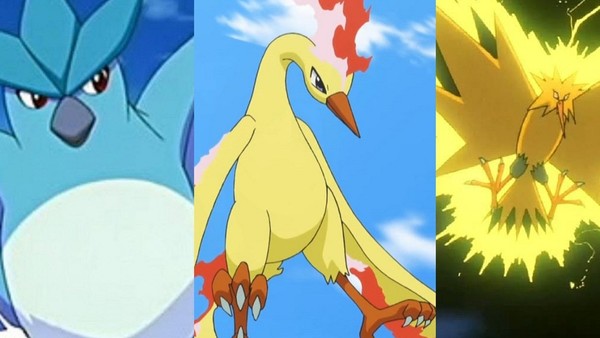 Articuno Zapdos Moltres