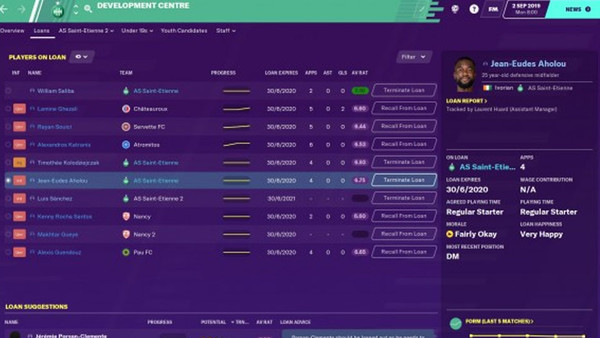 FM 2020 Screen