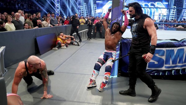 Roman Reigns King Corbin Kofi Kingston