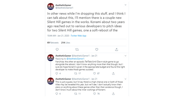 Silent Hill Twitter