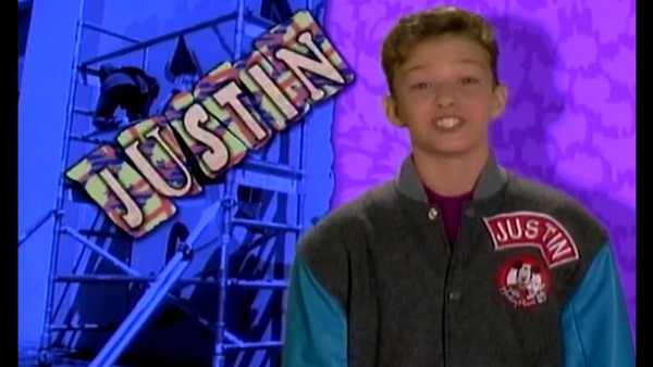 A very young Justin Timberlake in The All New Mickey Mouse Club