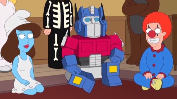 Family guy optimus prime