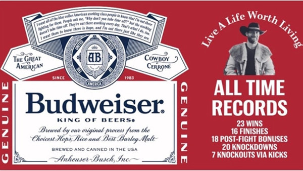 Donald Cerrone Budweiser