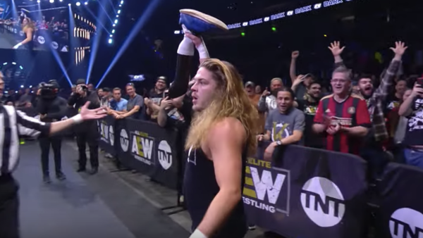Joey Janela prosthetic leg