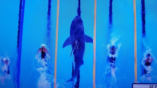 Michael Phelps in Deep Blue Sea