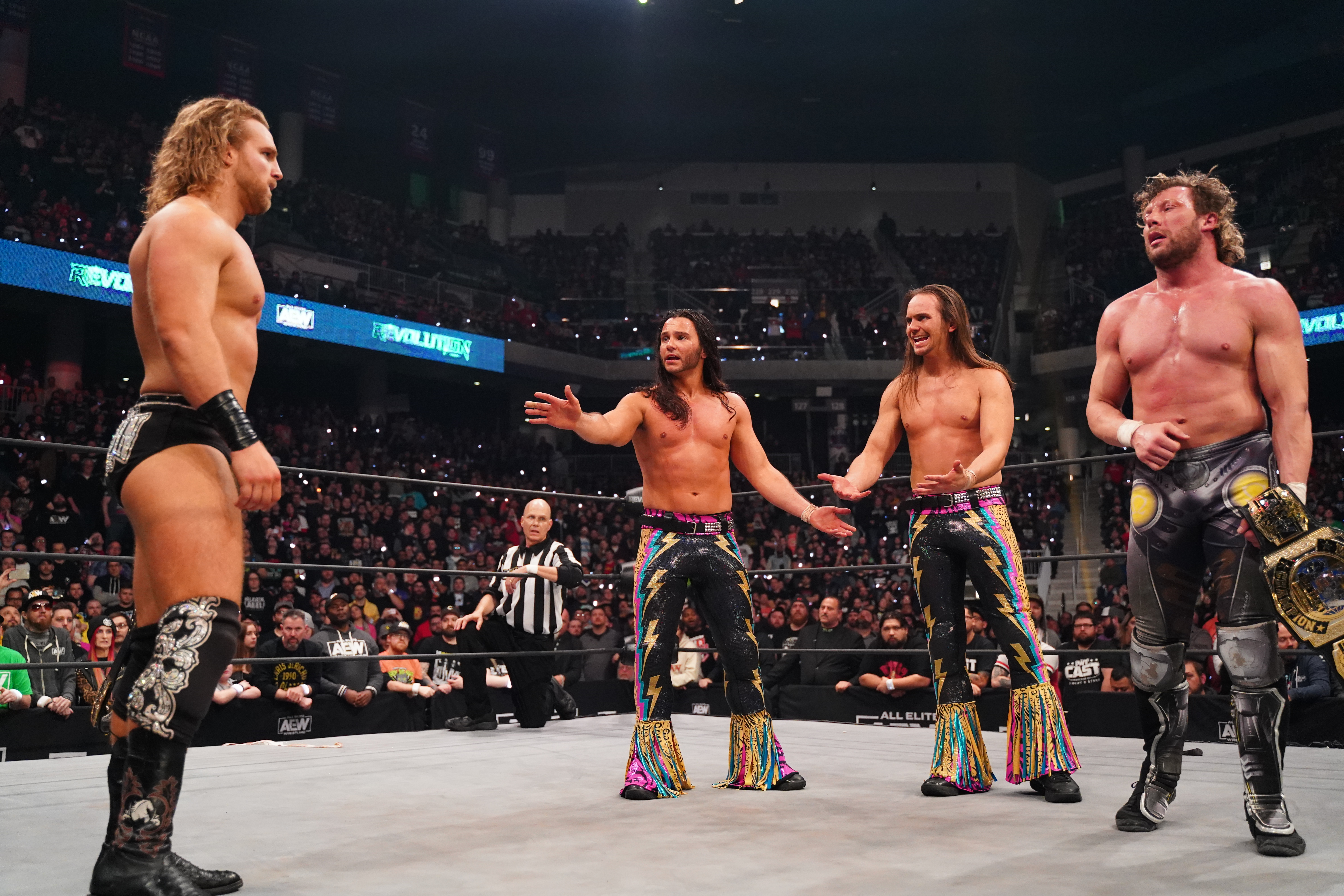 Hangman Page Kenny Omega the Young Bucks