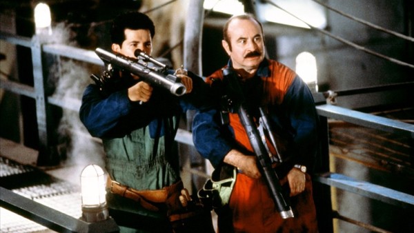 John Leguizamo and Bob Hoskins in Super Mario Bros.