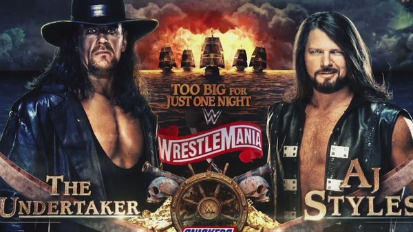 WWE The Undertaker AJ Styles WrestleMania