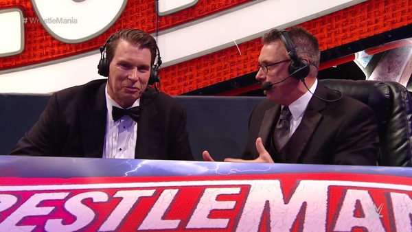JBL Michael Cole WrestleMania 36