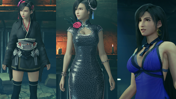 Final Fantasy 7 Remake Tifa Dresses