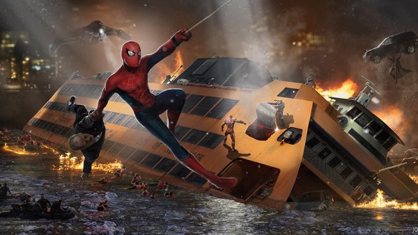 Hulk V Ultron Concept