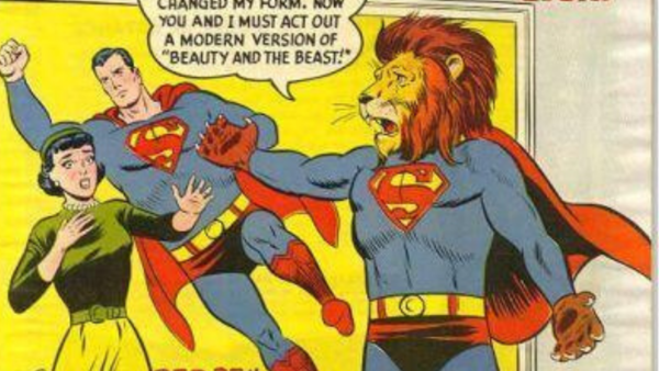 Superman Supergirl Kiss