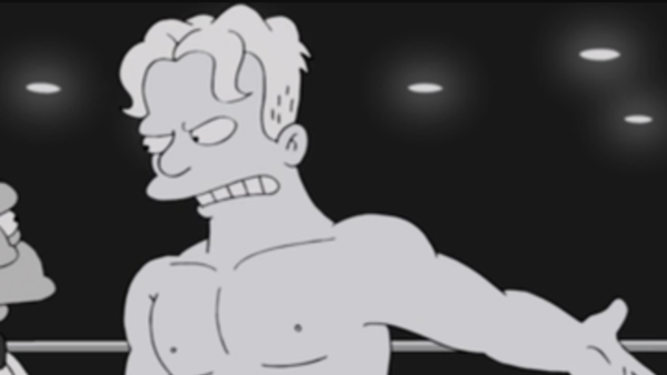 Bret hart simpsons