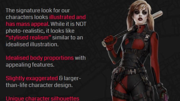 Harley Quinn Suicide Squad Video Game Concept