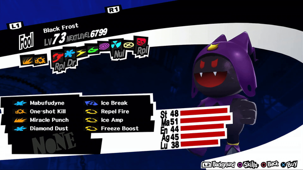 persona black frost