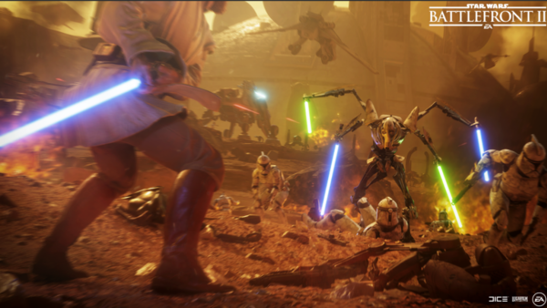 Star Wars Battlefront 2 Obi-Wan General Grievous
