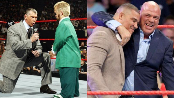 Vince McMahon Hornswoggle Kurt Angle Jason Jordan