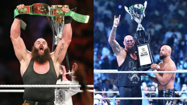 Braun Strowman The OC Greatest Royal Rumble Tag-Team Trophy
