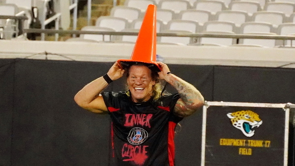 Chris Jericho parking cone