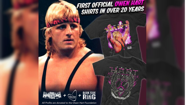 Owen Hart t-shirts