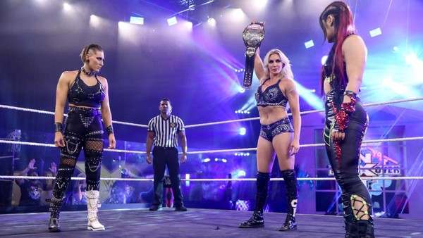 Charlotte Flair Rhea Ripley Io Shirai
