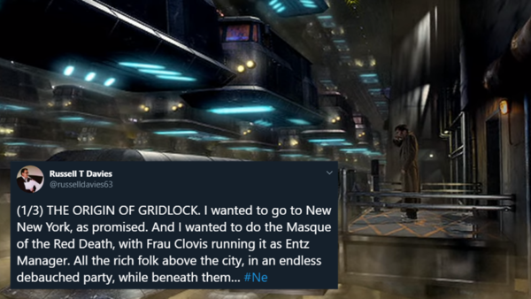 Doctor Who Gridlock New Earth undercity motorway