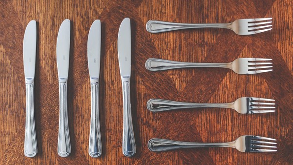 knives and forks